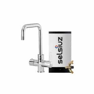 Selsiuz Haaks Chroom met Combi Extra boiler