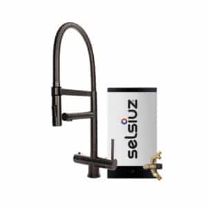 Selsiuz XL Gun Metal met Combi Extra boiler