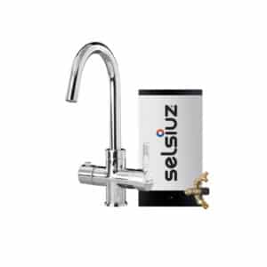 Selsiuz Round Chroom met Combi Extra boiler