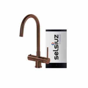 Selsiuz Round Copper met Titanium Single boiler