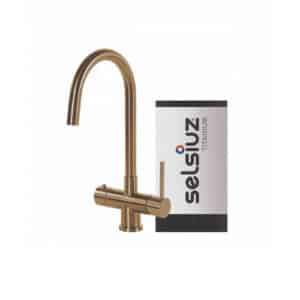 Selsiuz Round Gold met Titanium Single boiler
