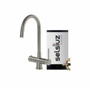 Selsiuz Round RVS met Titanium Combi Extra boiler