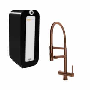 Hotspot Titanium Flex XL Copper kraan met Combi boiler