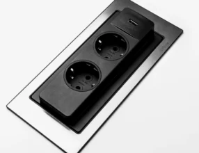 Evoline BackFlip 2ST - Met USB-A lader RVS Bovenaan