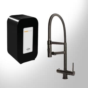 Hotspot Titanium Flex XL Gun Metal kraan met Single Titanium boiler